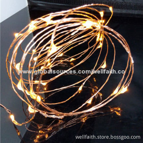 LED String Light with 10m, 100 LED, Warm White Light